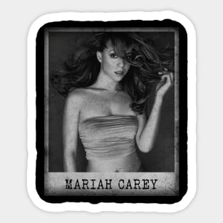 Mariah Carey // Minimalist Fanart Tribute Sticker